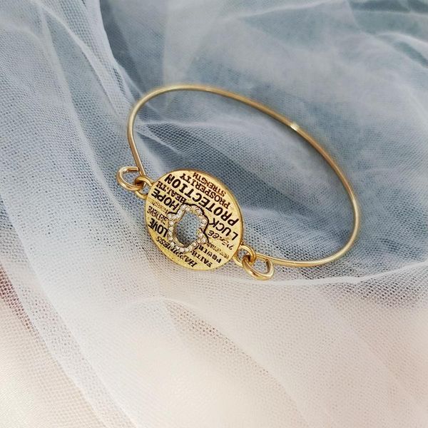 bangle european and american fashion retro style metal simple bracelet temperament letter hand female, Black
bangle european and american fashion retro style metal simple bracelet temperament letter hand female, Black