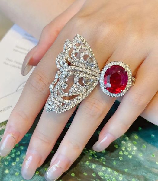 luxury butterfly lab ruby promise ring 925 sterling silver engagement wedding band rings for women bridal finger jewelry36, Slivery;golden
luxury butterfly lab ruby promise ring 925 sterling silver engagement wedding band rings for women bridal finger jewelry36, Slivery;golden