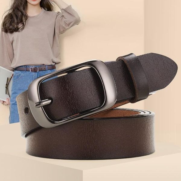 belts women genuine leather belt for female strap casual all-match ladies adjustable designer brand, Black;brown 
belts women genuine leather belt for female strap casual all-match ladies adjustable designer brand, Black;brown