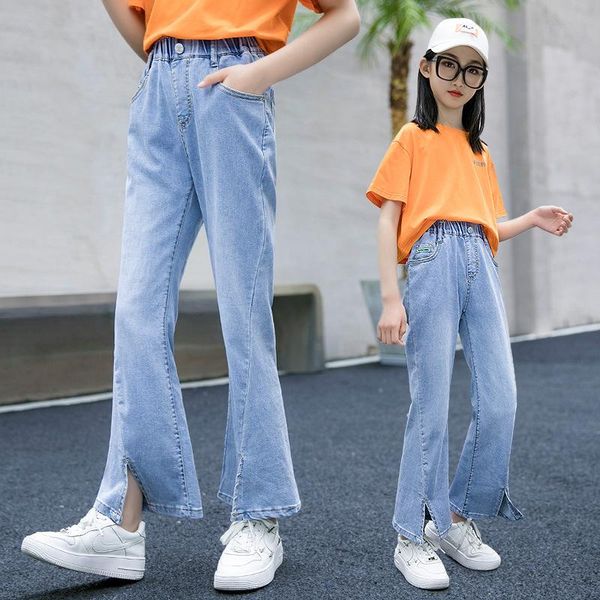 jeans summer children clothing girls casual denim teen girl small split blue trousers kids flare pants 6 8 10 12 y
jeans summer children clothing girls casual denim teen girl small split blue trousers kids flare pants 6 8 10 12 y