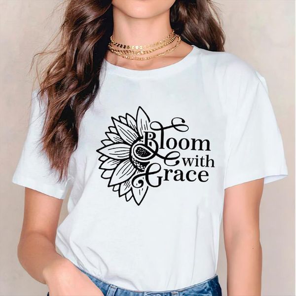 flower printing clothing aesthetic trend women t shirt letter 90s print graphic female tee, White
flower printing clothing aesthetic trend women t shirt letter 90s print graphic female tee, White