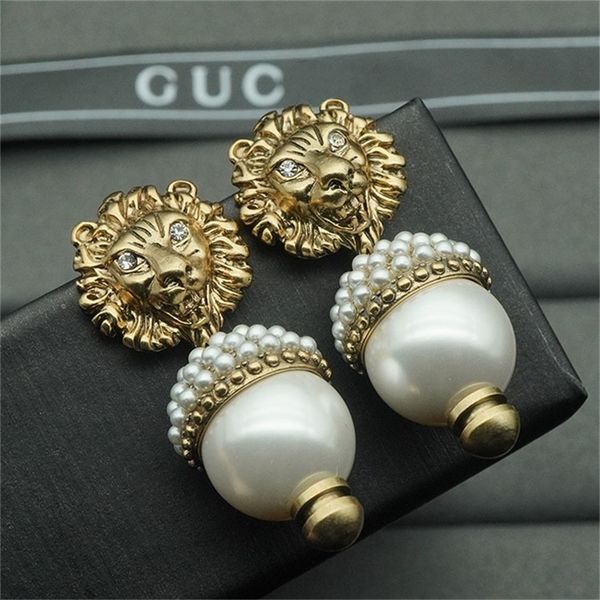 85% off factory clearance family ancient family earrings new head double earrings pearl pendant advanced design earrings, Golden
85% off factory clearance family ancient family earrings new head double earrings pearl pendant advanced design earrings, Golden