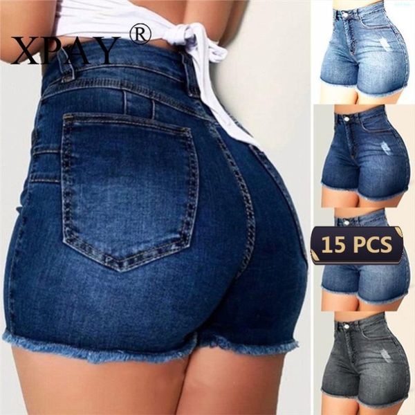 women's jeans wholesale items high-waisted stretch denim botty shorts solid color casual tassel short zipper fashion bulk lots x7388, Blue
women's jeans wholesale items high-waisted stretch denim botty shorts solid color casual tassel short zipper fashion bulk lots x7388, Blue
