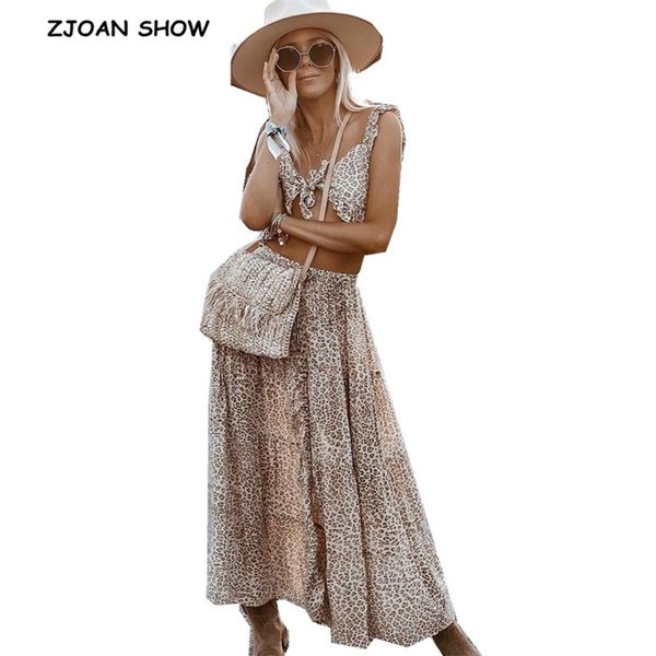 bow tide ruffle strap leopard bra tank crop women elastic waist maxi long skirt ruched camis s 2 pieces set 210429, White
bow tide ruffle strap leopard bra tank crop women elastic waist maxi long skirt ruched camis s 2 pieces set 210429, White