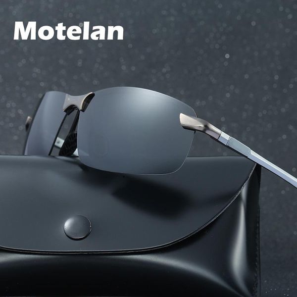 mens polarized rimless aluminum sunglasses fashion driving uv400 sun glasses classic brand designer a3043, White;black
mens polarized rimless aluminum sunglasses fashion driving uv400 sun glasses classic brand designer a3043, White;black