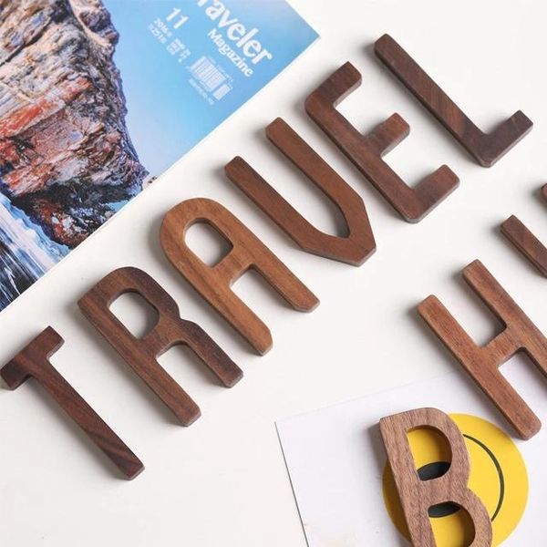 novelty items wall decoration nordic style black walnut letter combination diy home wooden shooting props
novelty items wall decoration nordic style black walnut letter combination diy home wooden shooting props