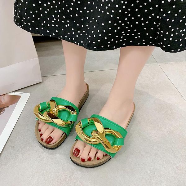 slippers 2021fashion temperament braided metal decoration charm open-toe flat set foot vacation beach sandals casual women shoes, Black
slippers 2021fashion temperament braided metal decoration charm open-toe flat set foot vacation beach sandals casual women shoes, Black