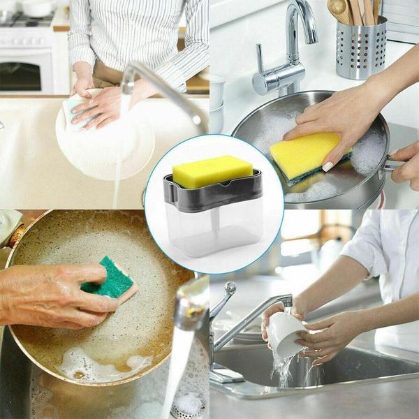 kitchen liquid soap pump dispenser 2 in1 abs sponge press 1pc holder counterhome z0q1
kitchen liquid soap pump dispenser 2 in1 abs sponge press 1pc holder counterhome z0q1