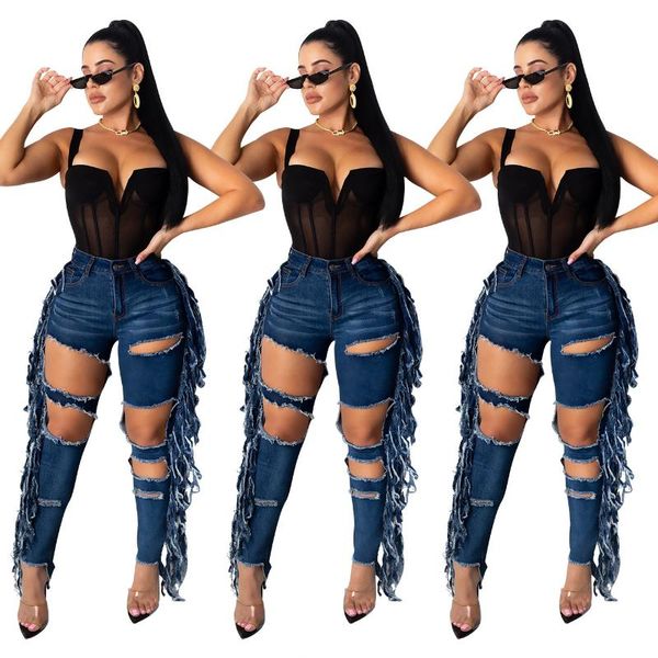 cutubly tassel trousers flare denim pants ripped jeans for women hole high waist cut out splicing side streetwear women's, Blue
cutubly tassel trousers flare denim pants ripped jeans for women hole high waist cut out splicing side streetwear women's, Blue