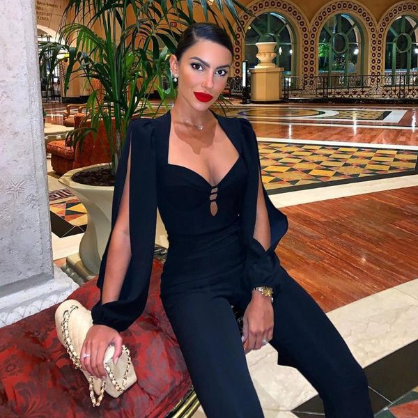 autumn long-sleeved cloak style waist wide slim jumpsuit flared pants women's wear jumpsuits & rompers, Black;white
autumn long-sleeved cloak style waist wide slim jumpsuit flared pants women's wear jumpsuits & rompers, Black;white