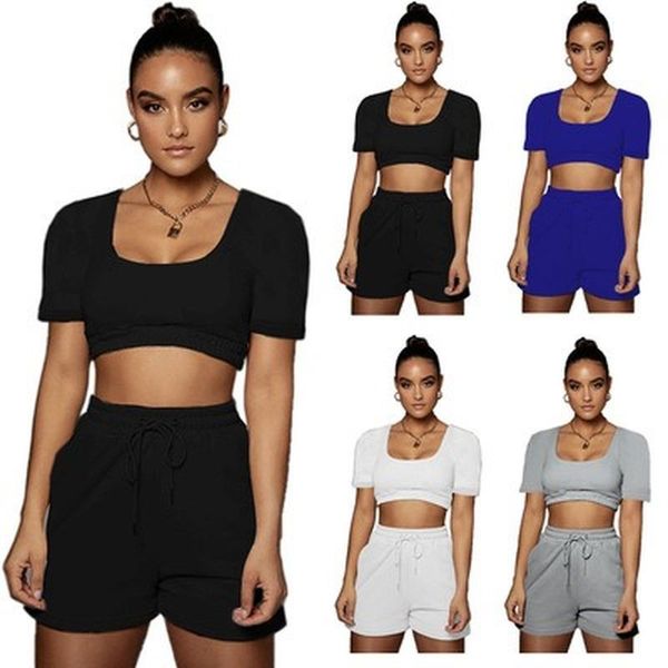women's tracksuits ueteey women tracksuit solid color short sleeve shirt + pants sports suit summer clothes for outfits 2021, Gray
women's tracksuits ueteey women tracksuit solid color short sleeve shirt + pants sports suit summer clothes for outfits 2021, Gray