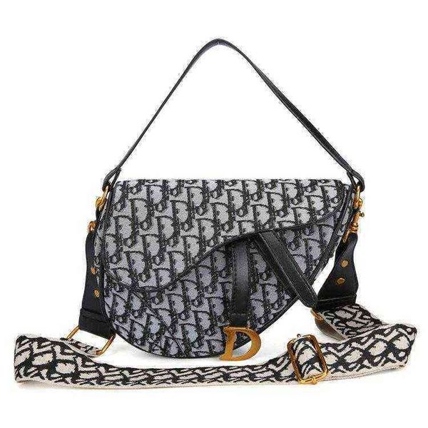 saddle women's crossbody fashion d-word montaigne embroidery old flower hand di bag zly bags