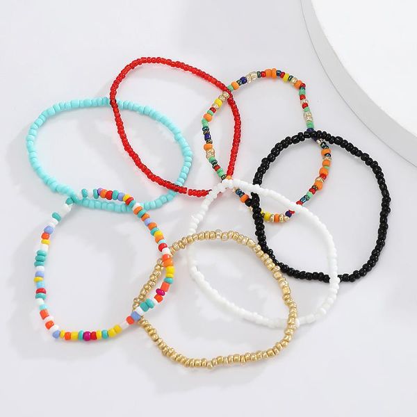anklets bohemian colorful beads for women handmade elasticity foot jewelry summer beach barefoot bracelet ankle on leg 2021, Red;blue
anklets bohemian colorful beads for women handmade elasticity foot jewelry summer beach barefoot bracelet ankle on leg 2021, Red;blue