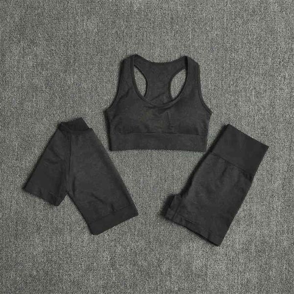 seamless women yoga set gym clothes sports bra fitness crop short sleeve shirt high waist shorts suits athletic wear 210802, Gray
seamless women yoga set gym clothes sports bra fitness crop short sleeve shirt high waist shorts suits athletic wear 210802, Gray