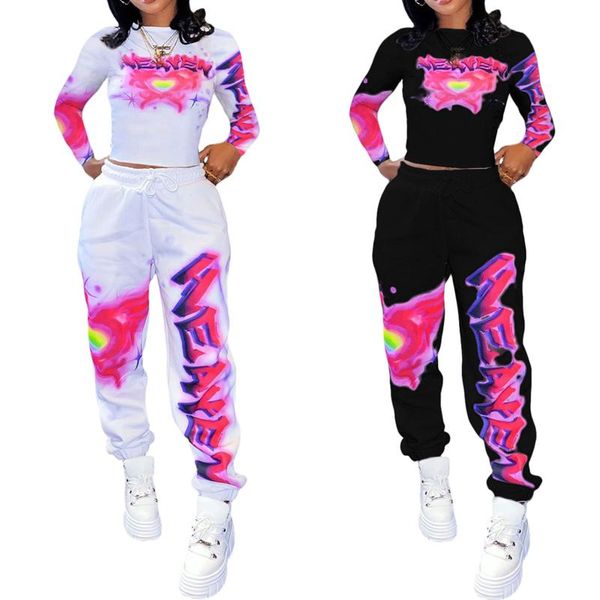 women's shorts two piece outfits graffiti letter print joggers sweat suits women streetwear fashion tracksuit 2 set, White;black
women's shorts two piece outfits graffiti letter print joggers sweat suits women streetwear fashion tracksuit 2 set, White;black