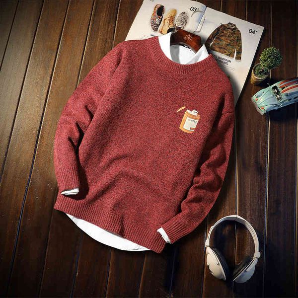 tee 2021 autumn and winter japanese trend men's printing casual plus size new round neck pullover sweater, White;black
tee 2021 autumn and winter japanese trend men's printing casual plus size new round neck pullover sweater, White;black