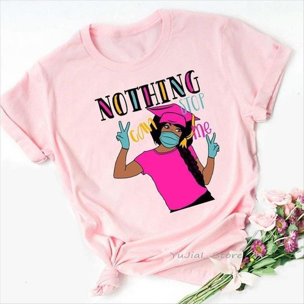 nothing can sme womens t shirts graphic print pink clothes african black girl femme graduation female, White
nothing can sme womens t shirts graphic print pink clothes african black girl femme graduation female, White