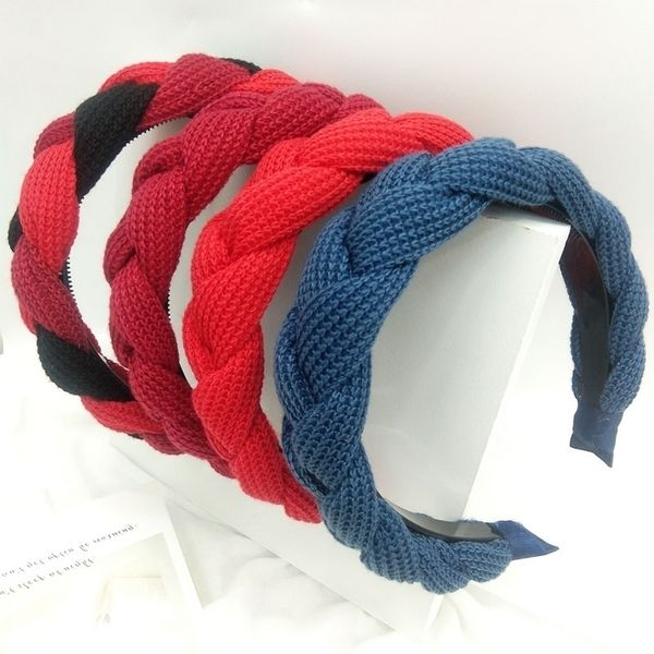 edge twist wool wide cross ed thick braid headband color fashion hair accessories, Black;brown
edge twist wool wide cross ed thick braid headband color fashion hair accessories, Black;brown