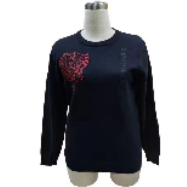 women's knits & tees popular logo round collar coat thick long sleeve autumn and winter fashion upset keep warm, White
women's knits & tees popular logo round collar coat thick long sleeve autumn and winter fashion upset keep warm, White