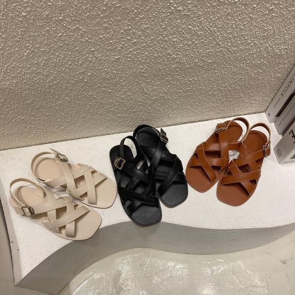 sandals female sandal flat summer shoes woman clear heels cross girls without retro beige comfort beach scandals solid back strap concis ht6, Black
sandals female sandal flat summer shoes woman clear heels cross girls without retro beige comfort beach scandals solid back strap concis ht6, Black