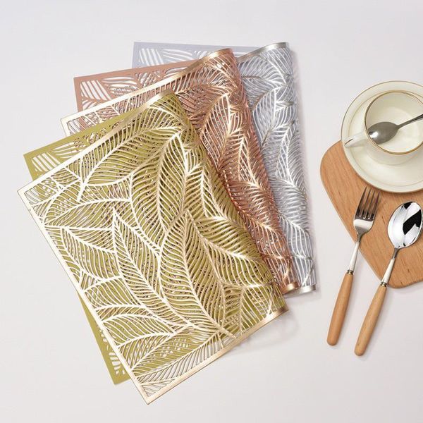 mats & pads placemat for dining table coasters gold stamp leaf simulation plant pvc cup coffee home decorative pad
mats & pads placemat for dining table coasters gold stamp leaf simulation plant pvc cup coffee home decorative pad