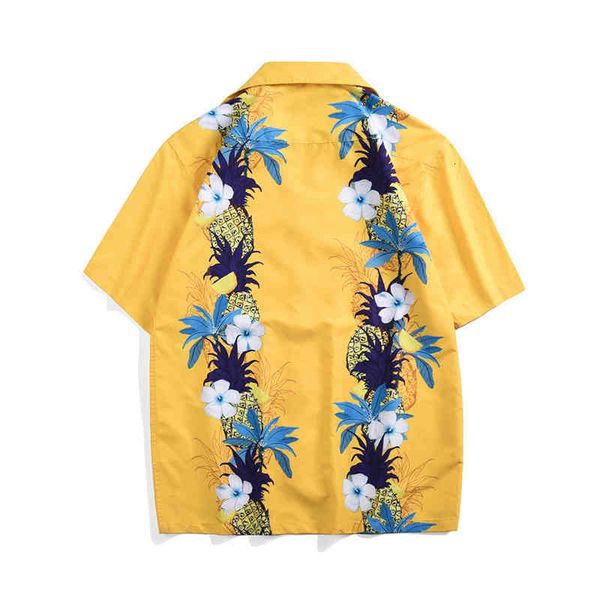 casual men's shirts pineapple print hawaiian streetwear tropical beach summer short sleeve loose yellow men rmz2, White;black
casual men's shirts pineapple print hawaiian streetwear tropical beach summer short sleeve loose yellow men rmz2, White;black