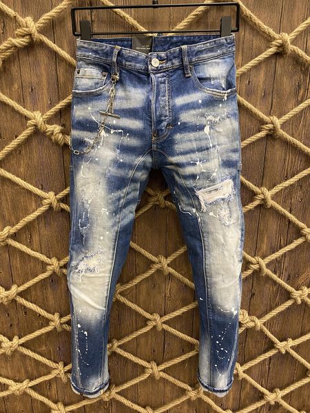 2021 italian european and american fashion men's casual jeans, high-grade washing, pure hand grinding, quality optimization la385, Blue
2021 italian european and american fashion men's casual jeans, high-grade washing, pure hand grinding, quality optimization la385, Blue