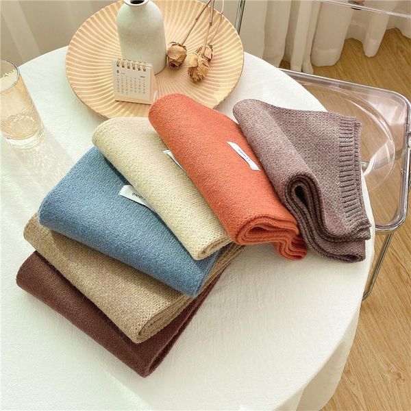 scarves solid knitted scarf winter women long neck warm fashion thick shawls and wraps echarpe 2021 bufanda, Blue;gray
scarves solid knitted scarf winter women long neck warm fashion thick shawls and wraps echarpe 2021 bufanda, Blue;gray