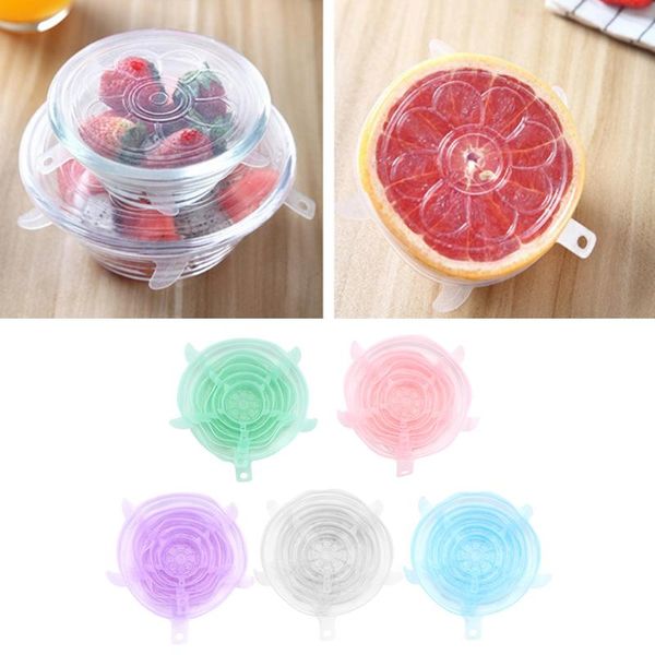 food savers & storage containers 6pcs round silicone stretch seal lids bowl covers fresh-care
food savers & storage containers 6pcs round silicone stretch seal lids bowl covers fresh-care