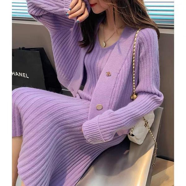 women's sweaters sweater women autumn dress outfit two-piece set elegant fashion knitted cardigan + v-neck jersey solid color, White;black
women's sweaters sweater women autumn dress outfit two-piece set elegant fashion knitted cardigan + v-neck jersey solid color, White;black