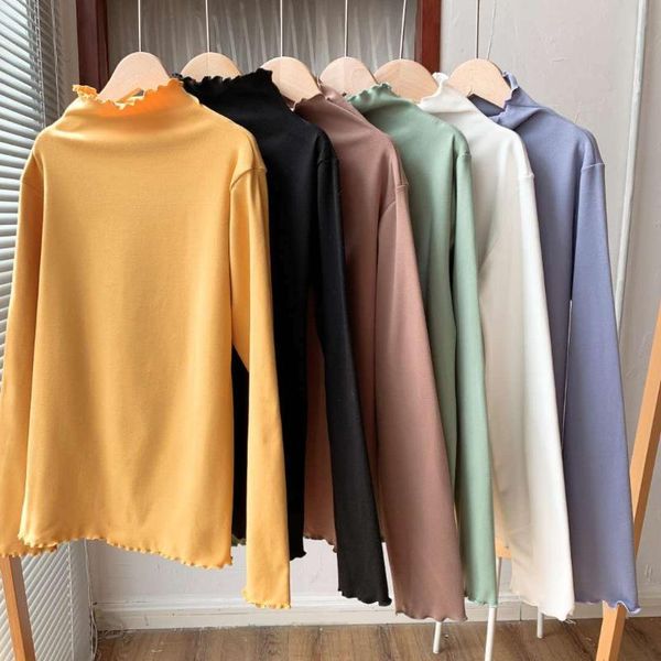 women's t-shirt 2021 autumn collar long-sleeved velvet seven-color bottoming shirt loose clothes, White
women's t-shirt 2021 autumn collar long-sleeved velvet seven-color bottoming shirt loose clothes, White