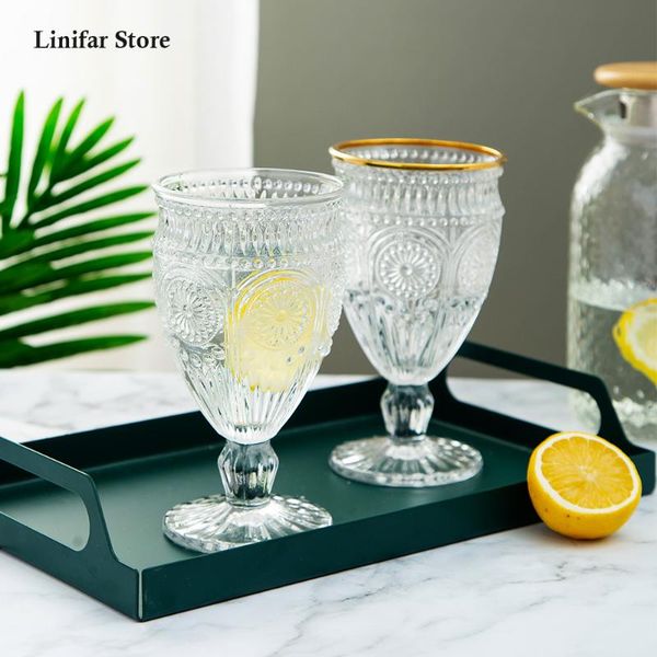2pcs/set luxury sunflower goblets glasses champagne wine glass cup set for kitchen utensils dining bar retro chrismas gift
2pcs/set luxury sunflower goblets glasses champagne wine glass cup set for kitchen utensils dining bar retro chrismas gift
