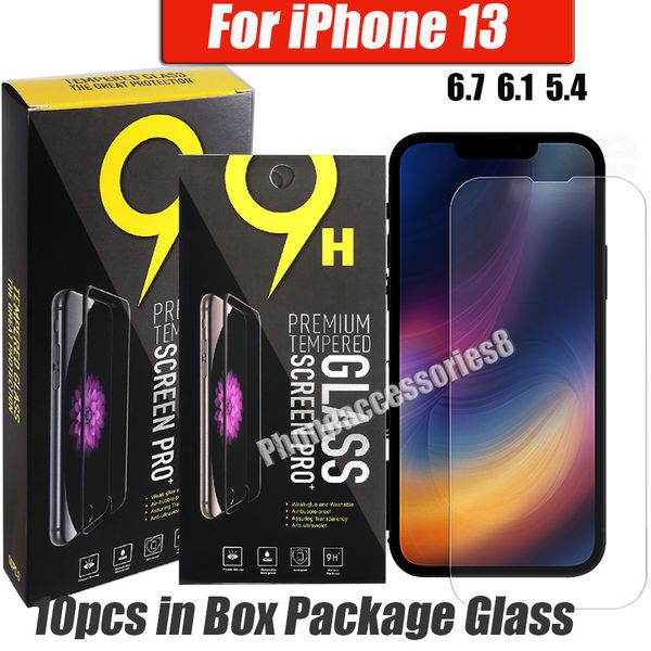 Image of high quality tempered glass phone screen protector For iPHONE 13 12 11 pro max XR XS 8 7 6 6S PLUS iphone13 A01 A11 A12 A01-Core A01S A02 A02S LG stylo7 stylo6