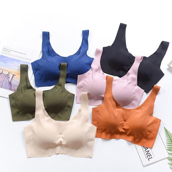 bras underwear women seamless active for push up bralette comfort vest lingerie padded sleeping brassiere bra, Red;black
bras underwear women seamless active for push up bralette comfort vest lingerie padded sleeping brassiere bra, Red;black