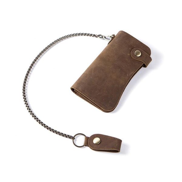 long cow wallet mens leather casual clutch bag iron chain anti-theft buckle wallets men coin id card phone male brown, Red;black
long cow wallet mens leather casual clutch bag iron chain anti-theft buckle wallets men coin id card phone male brown, Red;black