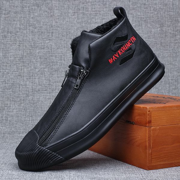 2021 New Winter Men Boots Shoes Warm Plush Inside Slip-On High Tops Double Zipper Leather Casual Shoes Leather Boots, Khaki
2021 New Winter Men Boots Shoes Warm Plush Inside Slip-On High Tops Double Zipper Leather Casual Shoes Leather Boots, Khaki