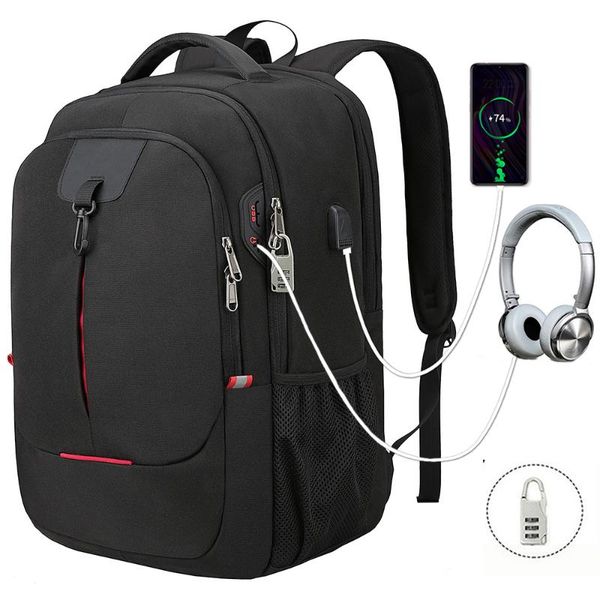 backpack ike marti anti-theft men's large capacity lapbags 17 oxford grey travel business back pack multifunctional bagpack
backpack ike marti anti-theft men's large capacity lapbags 17 oxford grey travel business back pack multifunctional bagpack