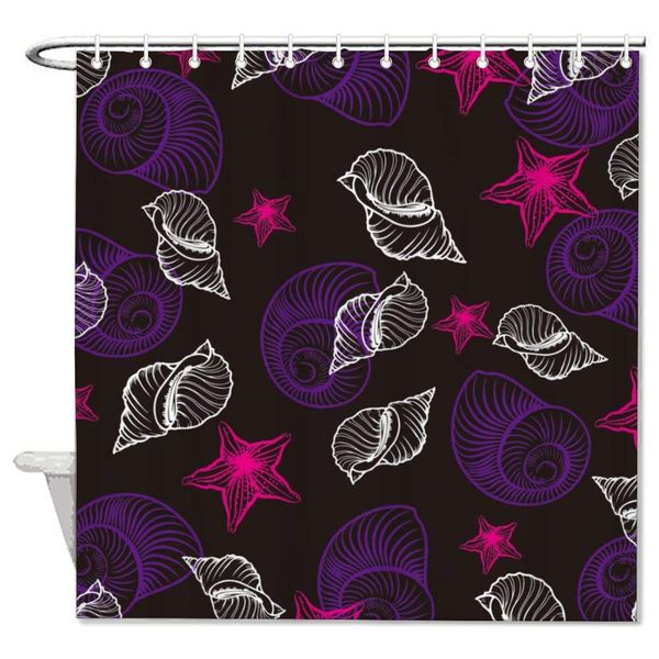 purple marine shell with starfish waterproof shower curtains for bathtub shower novelty fabric bathroom liner decorative
purple marine shell with starfish waterproof shower curtains for bathtub shower novelty fabric bathroom liner decorative