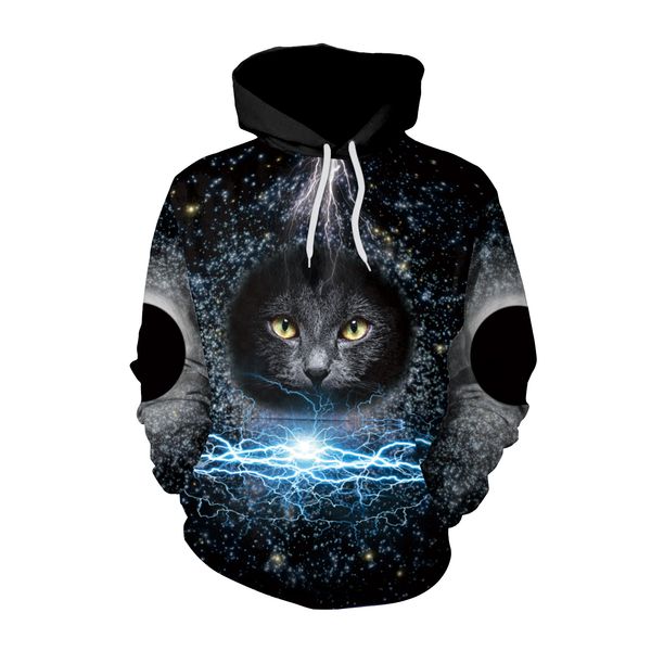 hoodie 3d digital space cat pattern printing lovers long sleeve spring and autumn fashion, Black
hoodie 3d digital space cat pattern printing lovers long sleeve spring and autumn fashion, Black