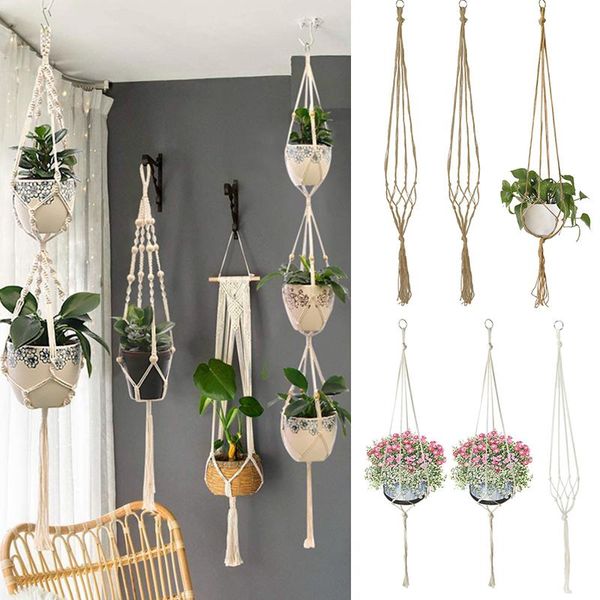 other garden supplies 1pcs handmade flower/pot hanging baskets macrame plant hanger flowerpot holder net for wall decoration countyard
other garden supplies 1pcs handmade flower/pot hanging baskets macrame plant hanger flowerpot holder net for wall decoration countyard