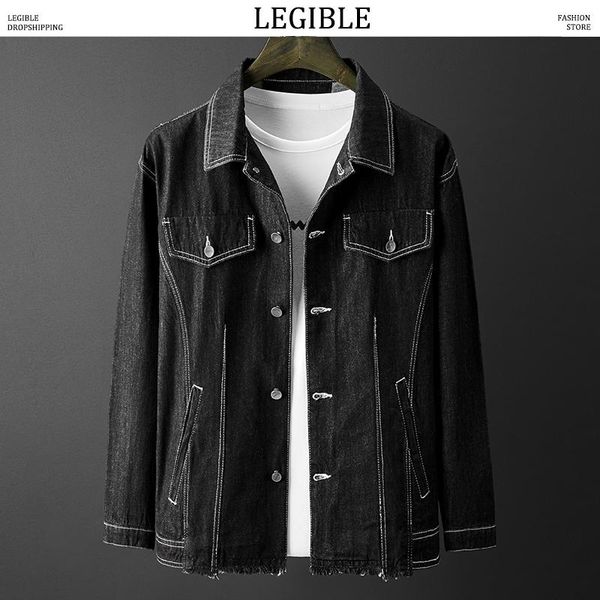men's jackets legible denim jacket men 2021 spring autumn classic casual jeans mens fashion hip hop male streetwear, Black;brown
men's jackets legible denim jacket men 2021 spring autumn classic casual jeans mens fashion hip hop male streetwear, Black;brown