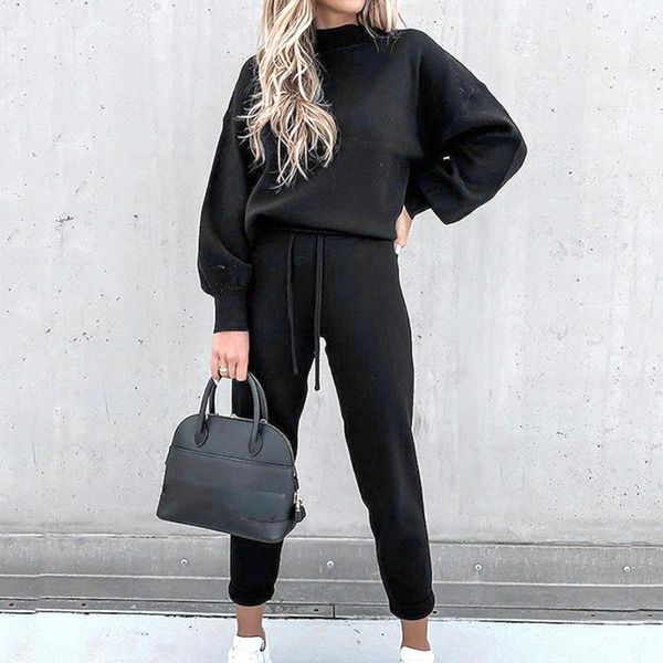 women's two piece pants tracksuits elegant sweatshirt sets lantern sleeve pullover drawstring set clothing women 2021 autumn sportswear, White
women's two piece pants tracksuits elegant sweatshirt sets lantern sleeve pullover drawstring set clothing women 2021 autumn sportswear, White