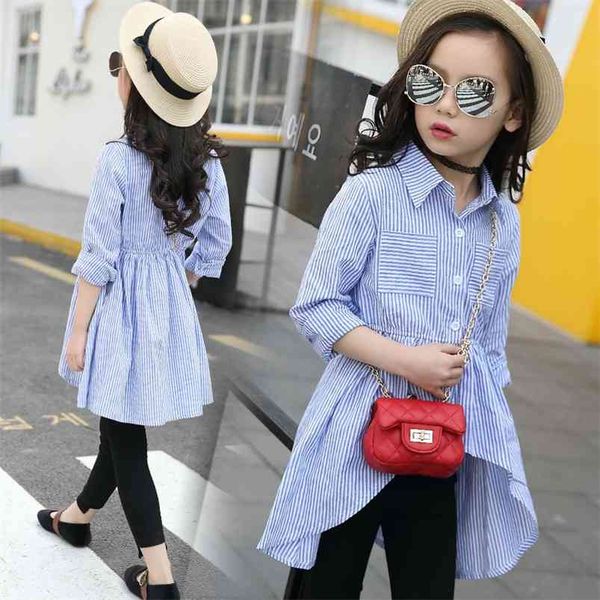 girls school blouses cotton spring children clothing irregular striped shirt clothes for 12 years tee enfant 210622, White;black
girls school blouses cotton spring children clothing irregular striped shirt clothes for 12 years tee enfant 210622, White;black