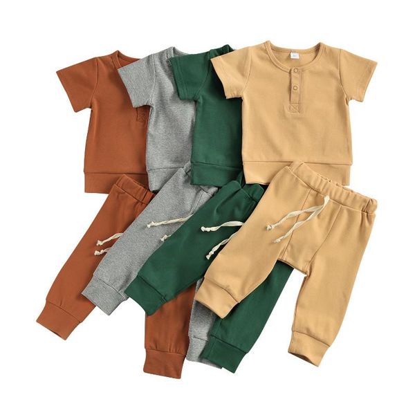 clothing sets 0-18m born baby girls boys clothes solid short sleeve pullover long pants, White
clothing sets 0-18m born baby girls boys clothes solid short sleeve pullover long pants, White