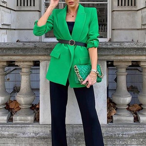 women's suits & blazers women fashion elegant autumn office casual loose high street suit blazer long sleeve notched slim muyer de moda, White;black
women's suits & blazers women fashion elegant autumn office casual loose high street suit blazer long sleeve notched slim muyer de moda, White;black