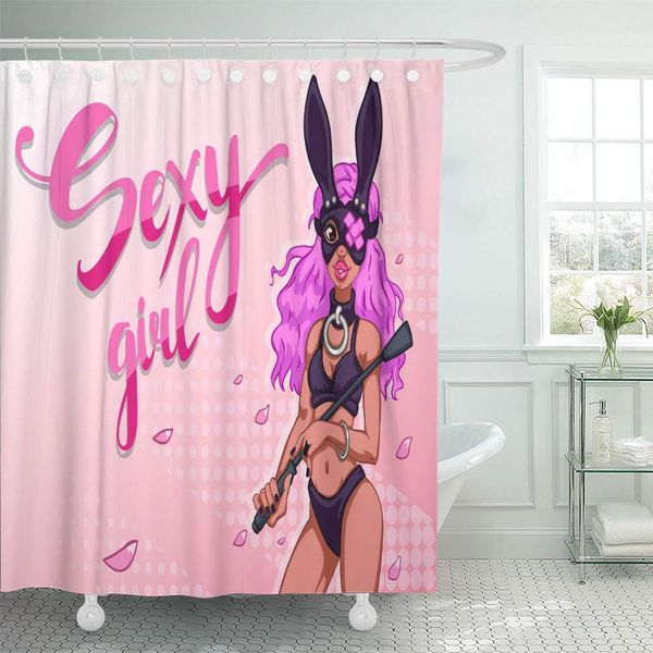 shower curtain black the girl in mask of on pink shower curtains sets with 12 hooks 60 x 72 inches waterproof polyester
shower curtain black the girl in mask of on pink shower curtains sets with 12 hooks 60 x 72 inches waterproof polyester