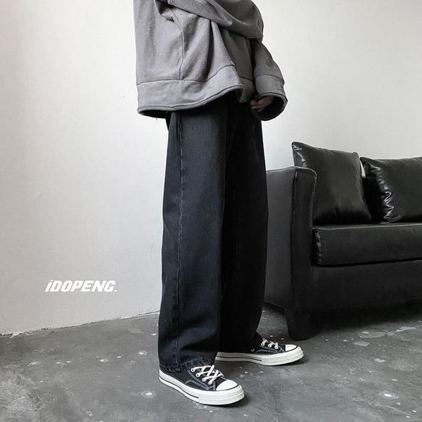 men's jeans men autumn male trousers breathable loose all-match korean trendy streetwear students wide leg pants, Blue
men's jeans men autumn male trousers breathable loose all-match korean trendy streetwear students wide leg pants, Blue