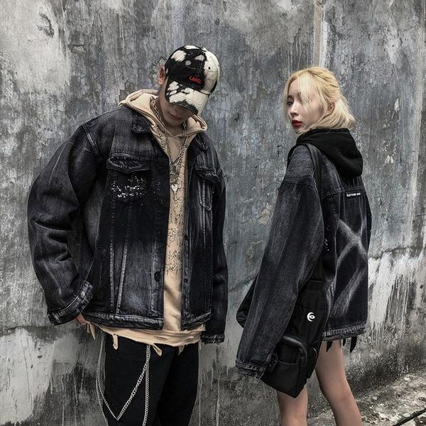 men's jackets national fashion european hip hop denim pullover coat ins brand student loose casual long sleeves jacket, Black;brown
men's jackets national fashion european hip hop denim pullover coat ins brand student loose casual long sleeves jacket, Black;brown