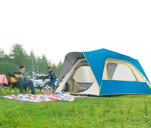 shade outdoor full-automatic quick open camping with 3-4 people double deck anti rainstorm thickening person
shade outdoor full-automatic quick open camping with 3-4 people double deck anti rainstorm thickening person