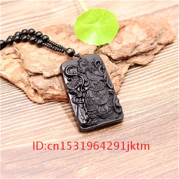 guanyu beads chinese gifts natural amulet jewelry women necklace black jade pendant for obsidian charm fashion, Slivery;golden
guanyu beads chinese gifts natural amulet jewelry women necklace black jade pendant for obsidian charm fashion, Slivery;golden